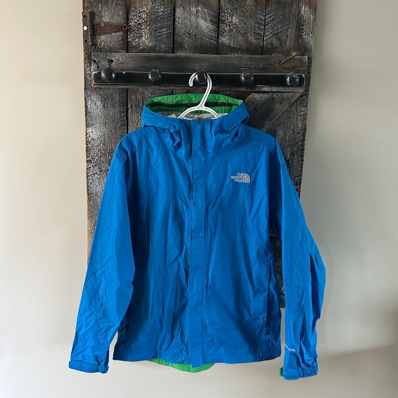 Men's The North Face Light Weight Full Zipper Jacket w/Hood Blue - Picture 1 of 3
